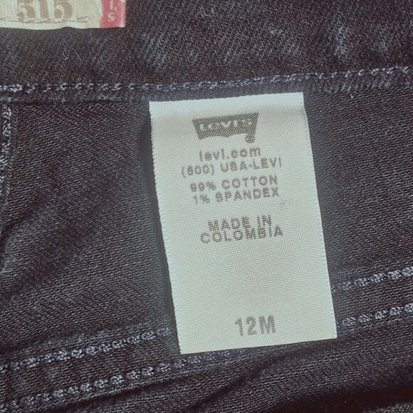 Levis 515 Jeans Women's 12M Black Classic Bootcut Mid Rise Throwback Style Y2K - Picture 3 of 9